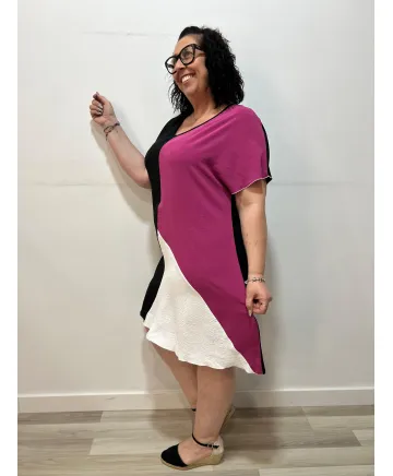 Vestido geométrico Dover - Vestidos Tallas Grandes Vestido geométrico Dover - Vestidos Tallas Grandes