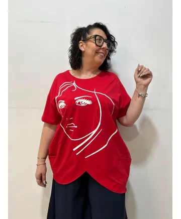 Camiseta chica Aviñón - Camisetas y Tops Tallas Grandes