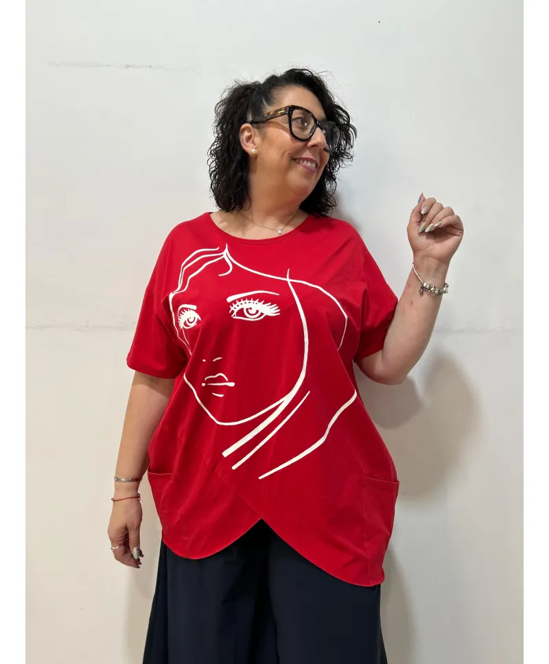 Camiseta chica Aviñón - Camisetas y Tops Tallas Grandes Camiseta chica Aviñón - Camisetas y Tops Tallas Grandes