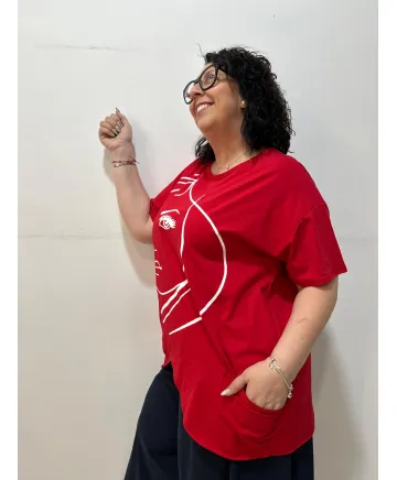 Camiseta chica Aviñón - Camisetas y Tops Tallas Grandes Camiseta chica Aviñón - Camisetas y Tops Tallas Grandes