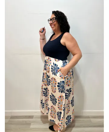 Vestido tirantes Perugia - Vestidos Tallas Grandes Vestido tirantes Perugia - Vestidos Tallas Grandes