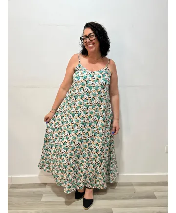 Vestido florecitas Bérgamo - Vestidos Tallas Grandes