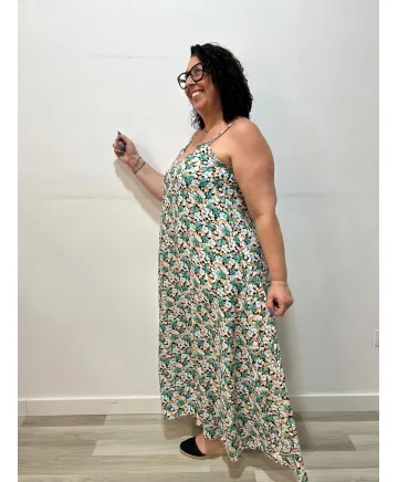 Vestido florecitas Bérgamo - Vestidos Tallas Grandes Vestido florecitas Bérgamo - Vestidos Tallas Grandes