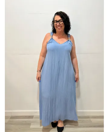 Vestido tirantes Ruanda - Ropa tallas grandes mujer moderna