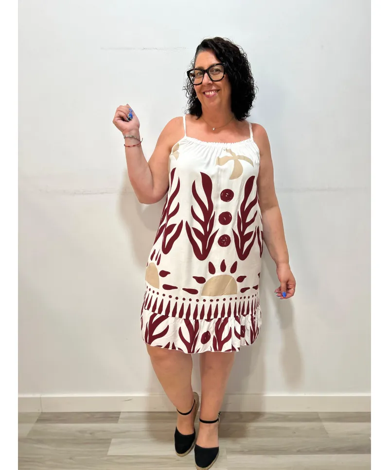 Vestido volante Verona - Vestidos Tallas Grandes Vestido volante Verona - Vestidos Tallas Grandes