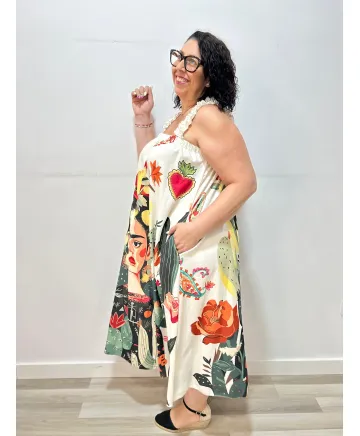 Vestido frida Alma - Vestidos Tallas Grandes Vestido frida Alma - Vestidos Tallas Grandes