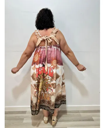 Vestido indio Alma - Ropa tallas grandes mujer moderna Vestido indio Alma - Ropa tallas grandes mujer moderna