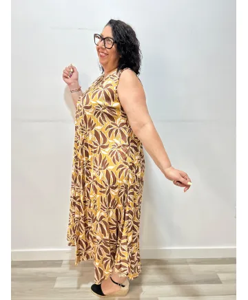 Vestido plisado Lunara - Vestidos Tallas Grandes Vestido plisado Lunara - Vestidos Tallas Grandes