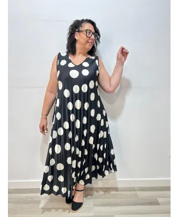 Vestido lunares Lunara - Vestidos Tallas Grandes Vestido lunares Lunara - Vestidos Tallas Grandes