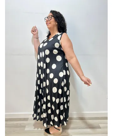 Vestido lunares Lunara - Vestidos Tallas Grandes Vestido lunares Lunara - Vestidos Tallas Grandes