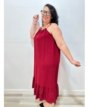 Vestido adornos Nuda - Ropa tallas grandes mujer moderna Vestido adornos Nuda - Ropa tallas grandes mujer moderna