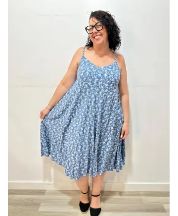 Vestido capa Laira - Ropa tallas grandes mujer moderna