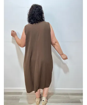 Vestido boton Onna - Ropa tallas grandes mujer moderna Vestido boton Onna - Ropa tallas grandes mujer moderna