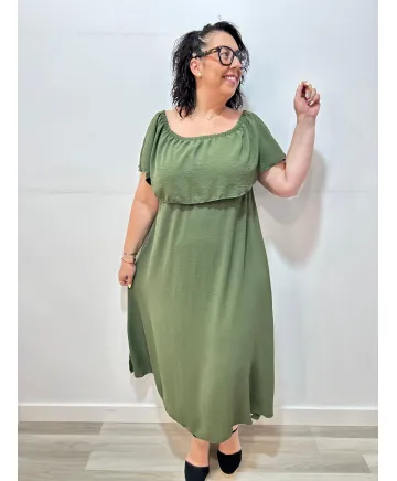 Vestido mexicano Zarah - Ropa tallas grandes mujer moderna