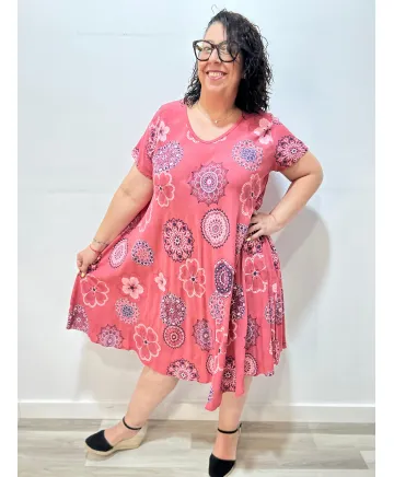 Vestido capado Noire - Ropa tallas grandes mujer moderna Vestido capado Noire - Ropa tallas grandes mujer moderna
