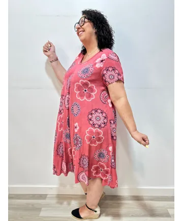 Vestido capado Noire - Ropa tallas grandes mujer moderna Vestido capado Noire - Ropa tallas grandes mujer moderna