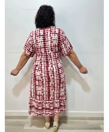 Vestido estampado Gambia - Ropa tallas grandes mujer moderna
