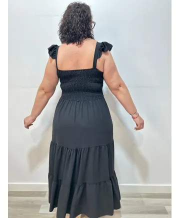 Vestido volantes Botsuana - Ropa tallas grandes mujer moderna
