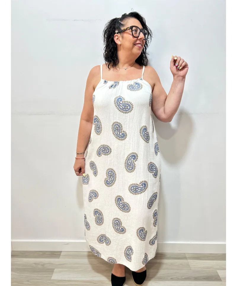 Vestido bambula Esuatini - Ropa tallas grandes mujer moderna Vestido bambula Esuatini - Ropa tallas grandes mujer moderna