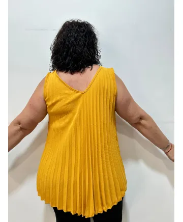 Blusa plisada Florea - Blusas Tallas Grandes Blusa plisada Florea - Blusas Tallas Grandes