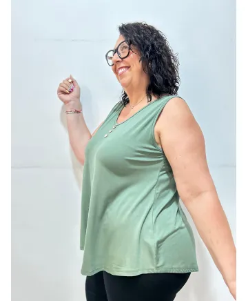 Top botones Nova - Camisetas y Tops Tallas Grandes
