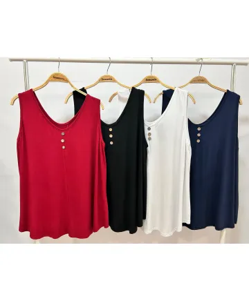 Top botones Nova - Camisetas y Tops Tallas Grandes