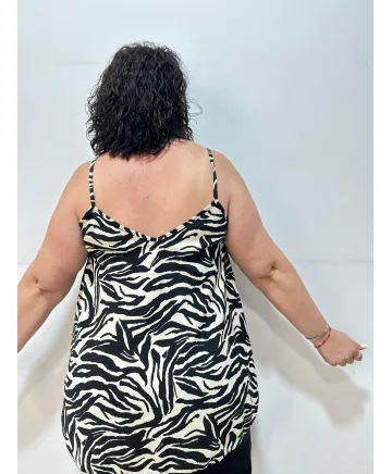 Top cebra Nova - Camisetas y Tops Tallas Grandes