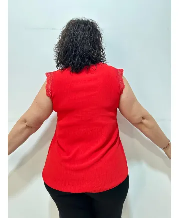 Blusa Lencera Vela - Ropa tallas grandes mujer moderna