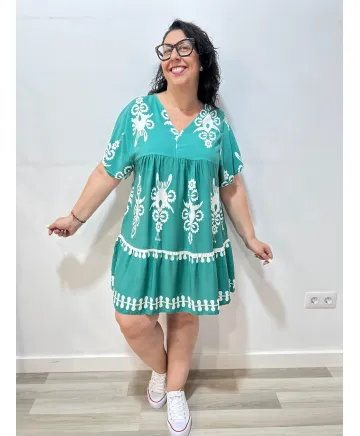 Vestido floral Kumiko - Vestidos Tallas Grandes