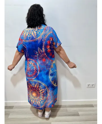 Vestido multicolor Chad - Vestidos Tallas Grandes Vestido multicolor Chad - Vestidos Tallas Grandes