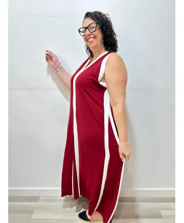 Vestido combinado Córdoba - Vestidos Tallas Grandes