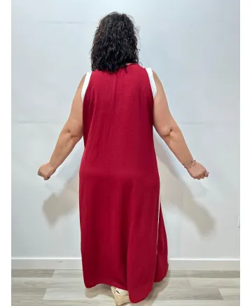Vestido combinado Córdoba - Vestidos Tallas Grandes