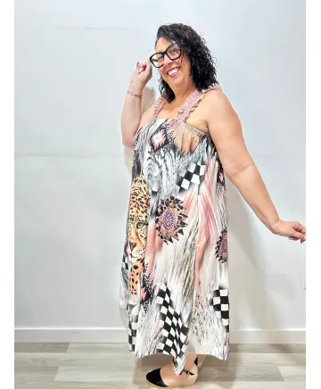 Vestido tigre Alma - Vestidos Tallas Grandes