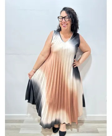 Vestido degradé Lunara - Vestidos Tallas Grandes