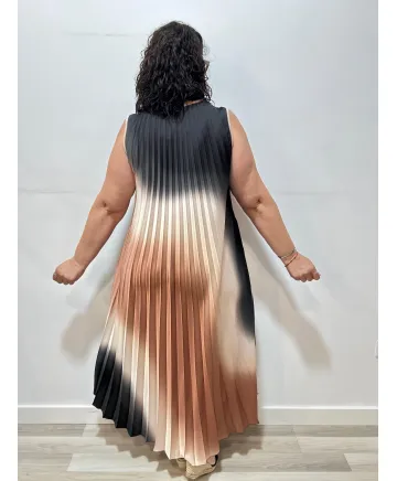 Vestido degradé Lunara - Vestidos Tallas Grandes