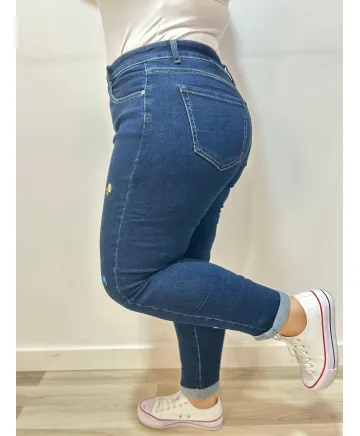 Pantalón bordado Tarragona - Nueva colección Tallas Grandes