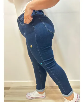 Pantalón bordado Tarragona - Nueva colección Tallas Grandes