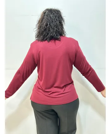 Camiseta ramas Avilés - Ropa tallas grandes mujer moderna