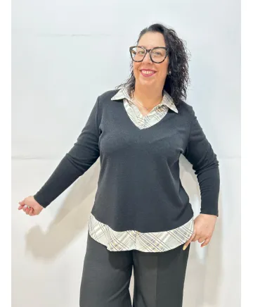 Camiseta faldón Mieres - Ropa tallas grandes mujer moderna