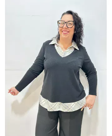 Camiseta faldón Mieres - Ropa tallas grandes mujer moderna