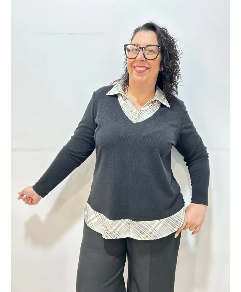 Camiseta faldón Mieres - Ropa tallas grandes mujer moderna