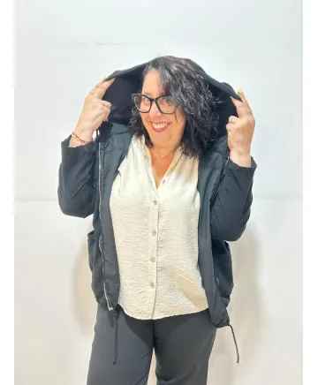 Chaqueta capucha Sagunto - Ropa tallas grandes mujer moderna