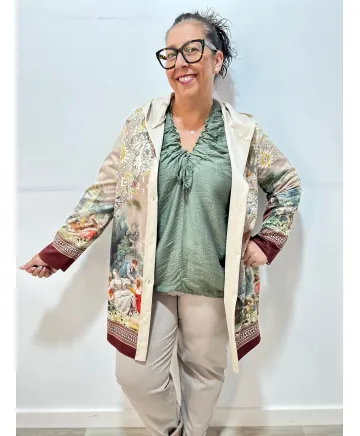 Chaqueta cuadro Napoles - Nueva colección Tallas Grandes