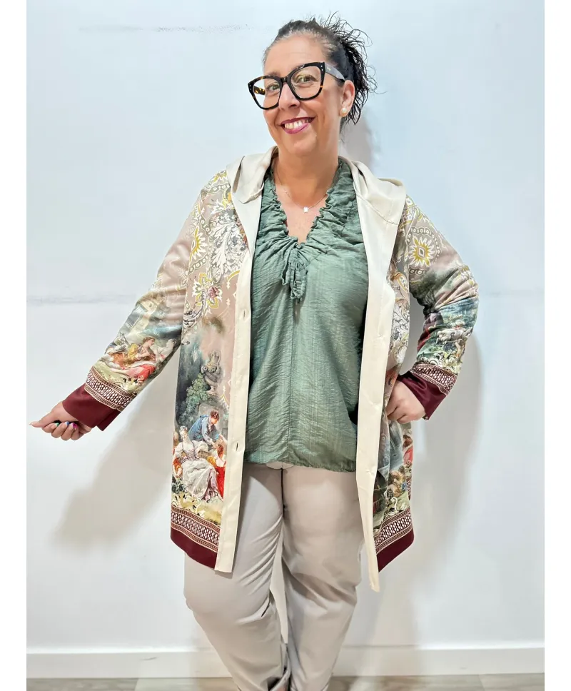 Chaqueta cuadro Napoles - Nueva colección Tallas Grandes