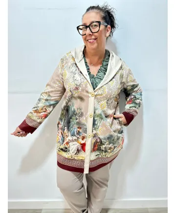 Chaqueta cuadro Napoles - Nueva colección Tallas Grandes
