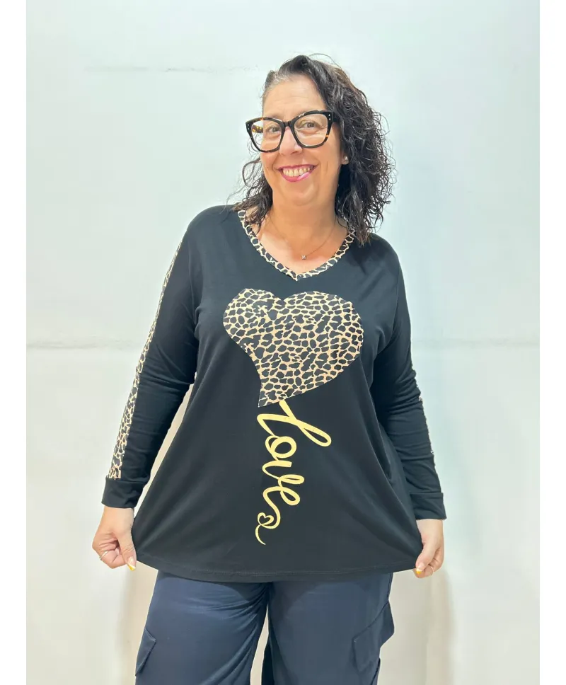 Camiseta love Arizona - Ropa tallas grandes mujer moderna
