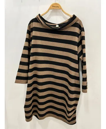 Vestido rayas Barakaldo - Ropa tallas grandes mujer moderna