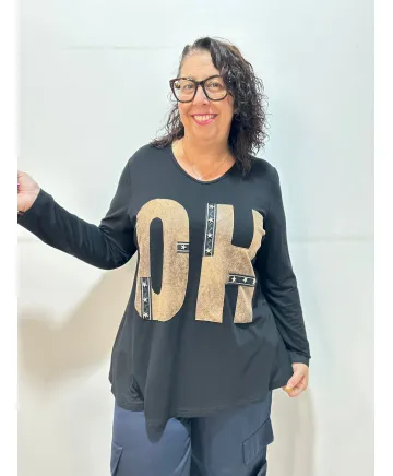Camiseta OH Cercedilla - Ropa tallas grandes mujer moderna