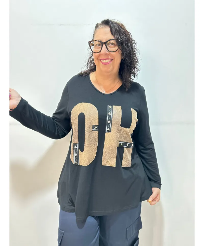 Camiseta OH Cercedilla - Ropa tallas grandes mujer moderna