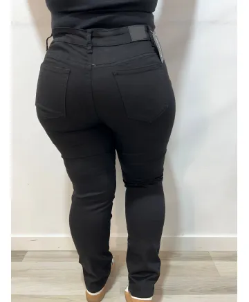 Pantalon negro Abrera - Ropa tallas grandes mujer moderna